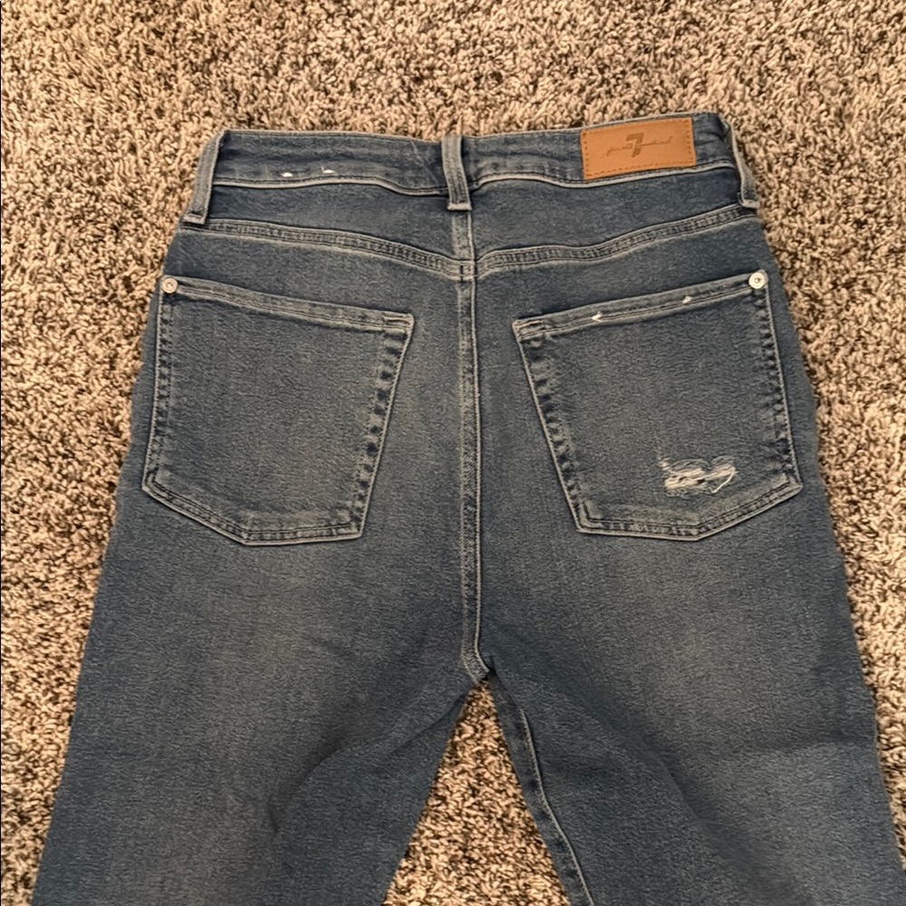 7 For All Mankind Luxe Vintage Blue Jeans - Picture 3 of 3